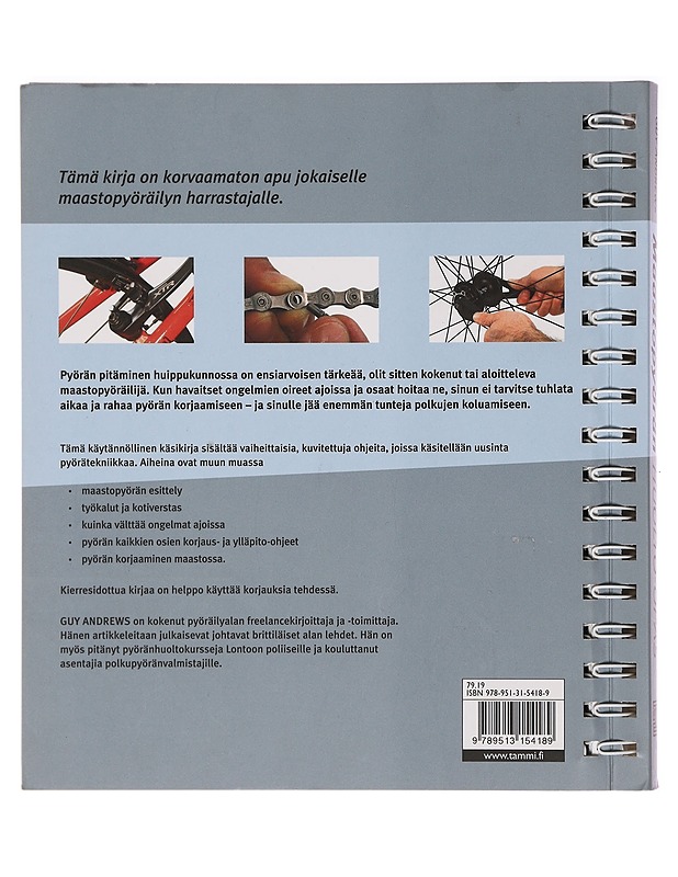 Maastopyörän huolto-opas - Andrews, Guy - Tietokirjat ja oppaat - 10105387010 - 1