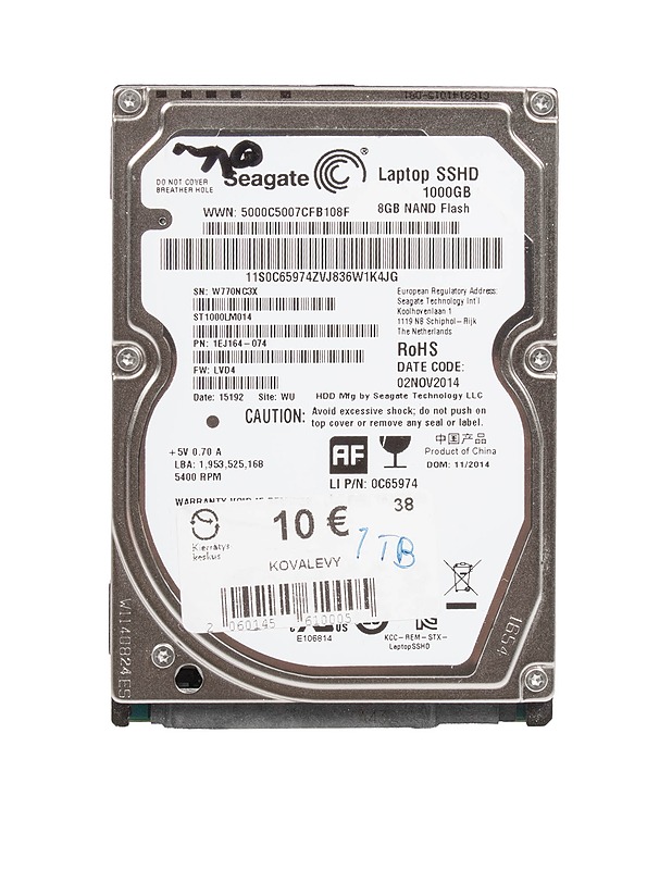 SEAGATE Laptop SSHD 1000GB kovalevy - Tietokoneet - 10105387039 - 0