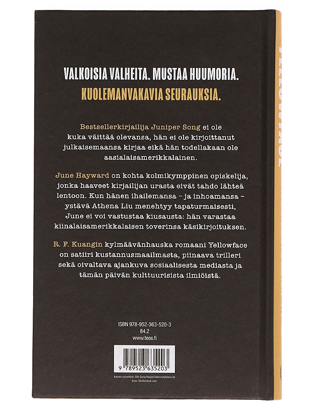 Yellowface - Kuang, R. F. - Jännitys ja dekkarit - 10105387041 - 1