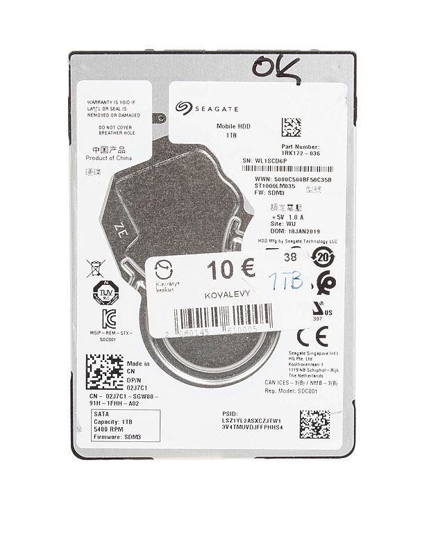 SEAGATE ST1000LM035 Kovalevy - Tietokoneet - 10105387060 - 0