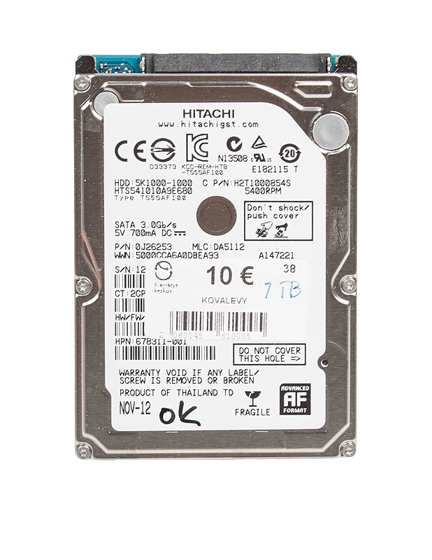HITACHI 5K1000-1000 kovalevy - Tietokoneet - 10105387066 - 0
