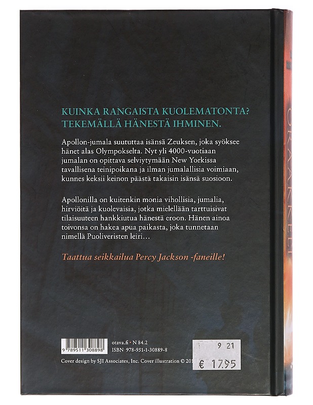 Vaiennut oraakkeli - Riordan, Rick - Fantasia- ja scifi - 10105387064 - 1