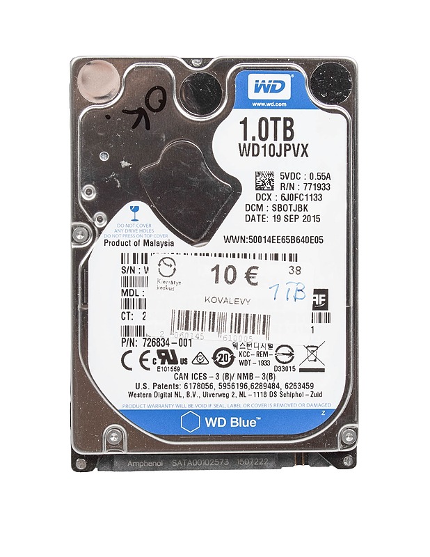 WD WD10JPVX kovalevy - Tietokoneet - 10105387073 - 0