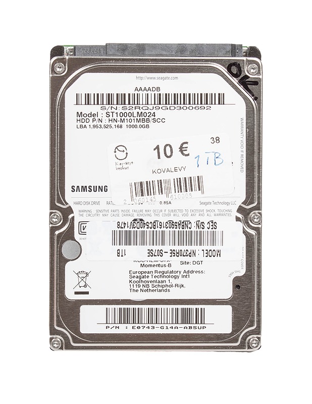 SAMSUNG ST1000LM024 kovalevy - Tietokoneet - 10105387081 - 0