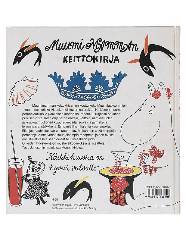 Muumimamman keittokirja - Malila, Sami - Ruokakirjat - 10105387095 - 1