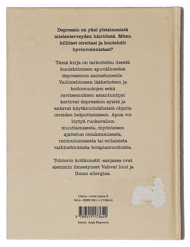Depressio - Huttunen, Janne - Tietokirjat ja oppaat - 10105387102 - 1