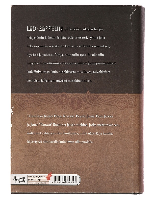 Jumalten vasara : saaga Led Zeppelinistä - Davis, Stephen - Elämäkerrat ja muistelmat - 10105387130 - 1