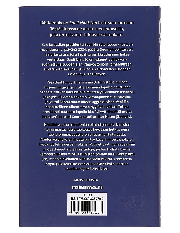 Sauli : ratkaisevat hetket - Markku Heikkilä - Elämäkerrat ja muistelmat - 10105387153 - 1