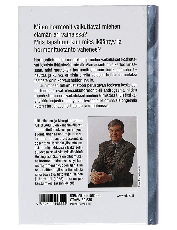 Hormonit ja ikääntyvä mies - Arto Saure - Tietokirjat ja oppaat - 10105387193 - 1