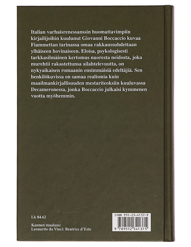 Fiammetta - Boccaccio, Giovanni - Romaanit ja novellit - 10105387194 - 1
