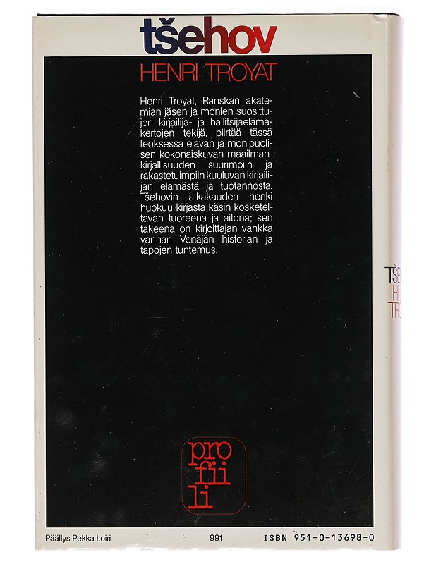 Anton Tsehov - Troyat, Henri - Elämäkerrat ja muistelmat - 10105387206 - 1