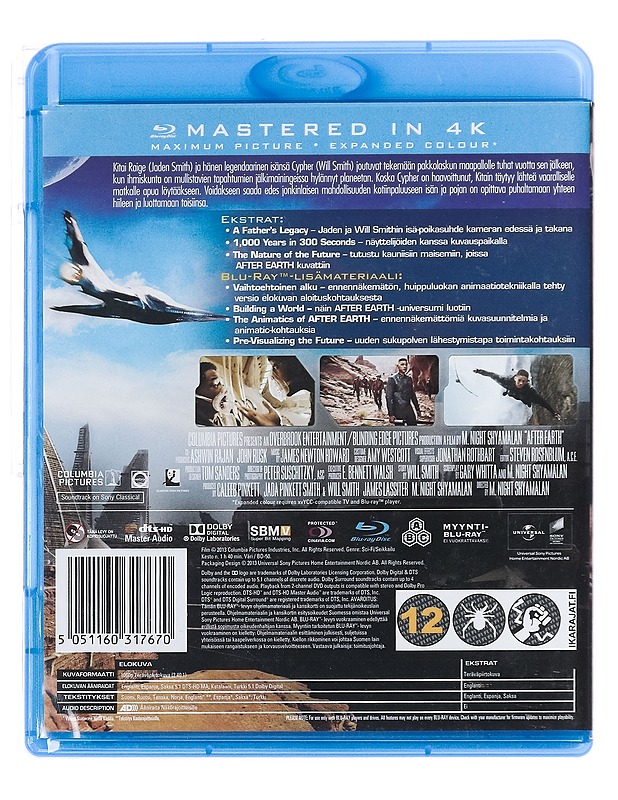 After Earth - Blu-Ray - Blu-ray-levyt - 10105387227 - 1