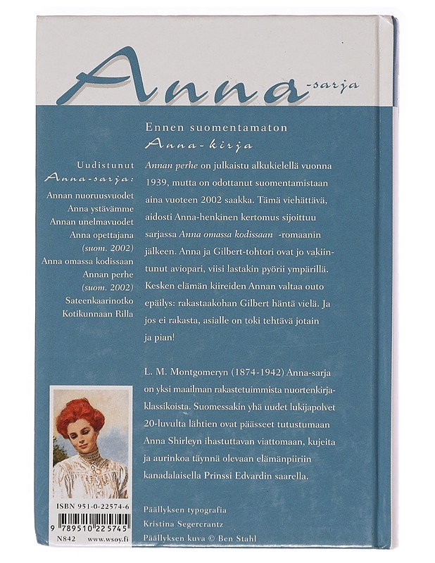 Annan perhe - Montgomery, L. M. - Nuorten kirjat - 10105387254 - 1
