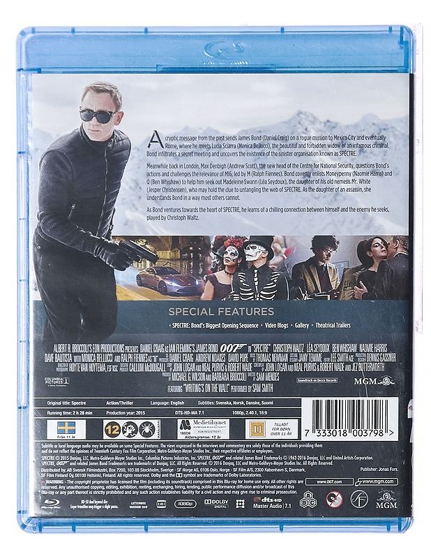 Spectre - Blu-Ray - Blu-ray-levyt - 10105387265 - 1