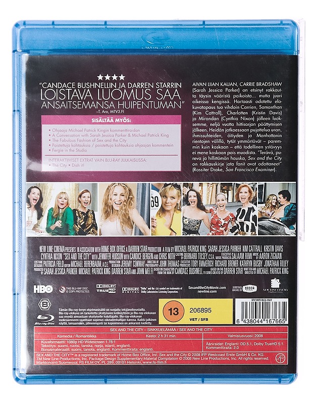 Sex And The City: sinkkuelämää - Blu-Ray - Blu-ray-levyt - 10105387310 - 1