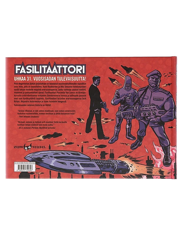 Fasilitaattori : maailmankaikkeuden vaarallisin mies - Sinisalo, Otto - Sarjakuvat - 10105387327 - 1