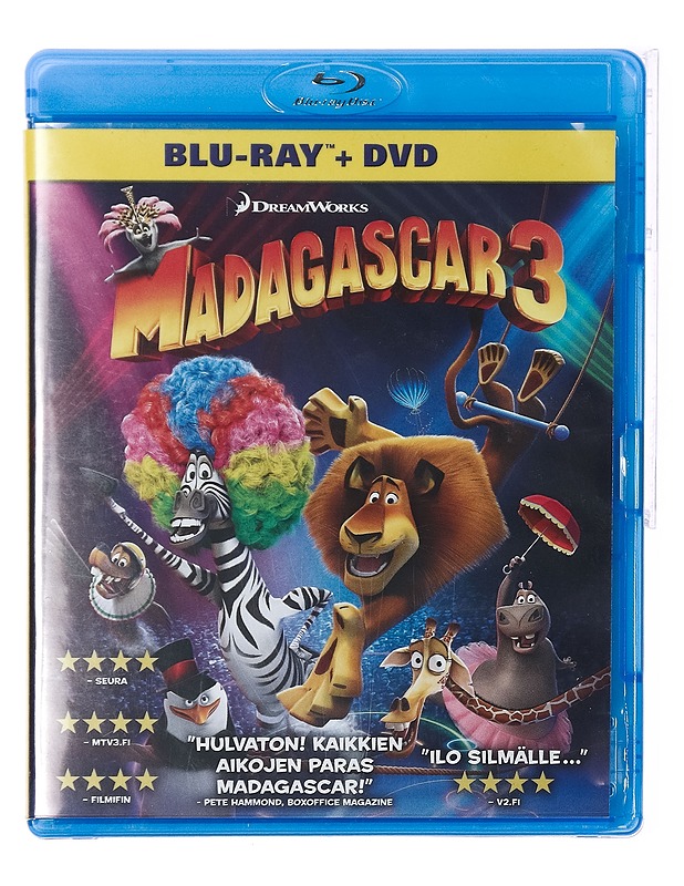 Madagascar 3 - Blu-Ray + DVD - Blu-ray-levyt - 10105387346 - 0