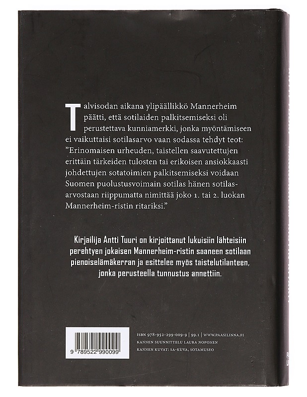 Mannerheim-ristin ritarit - Antti Tuuri - Elämäkerrat ja muistelmat - 10105387351 - 1