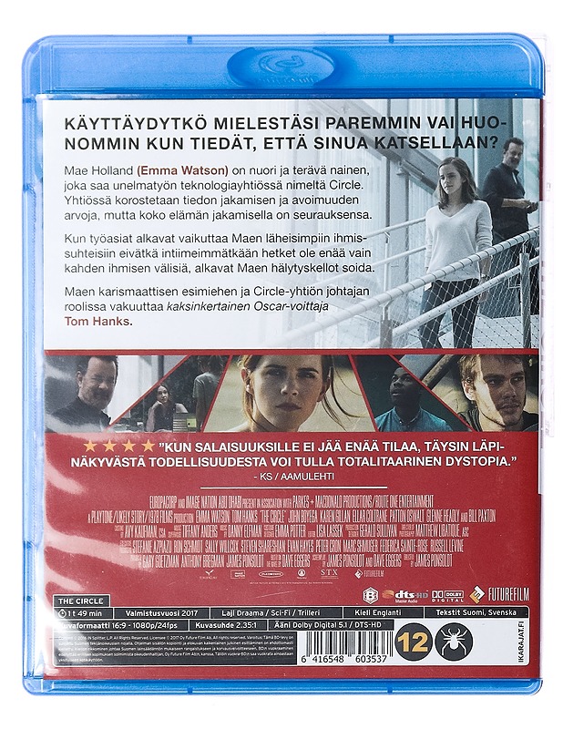 The Circle - Blu-Ray - Blu-ray-levyt - 10105387352 - 1