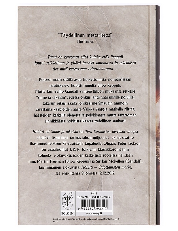 Hobitti, eli Sinne ja takaisin - Tolkien, J. R. R. - Fantasia- ja scifi - 10105387360 - 1