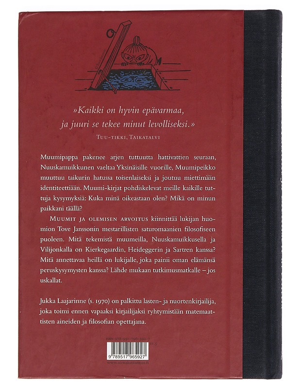 Muumit ja olemisen arvoitus - Laajarinne, Jukka - Lastenkirjat - 10105387476 - 1