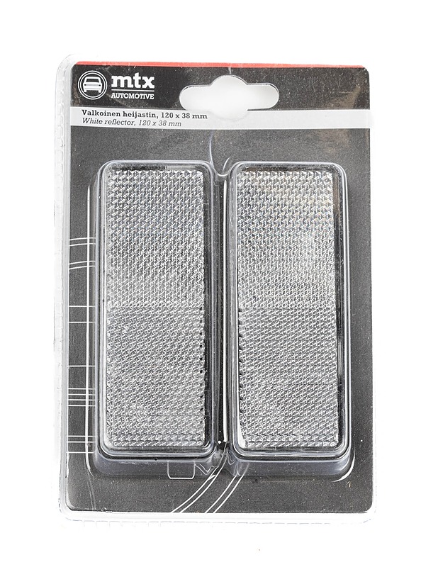MTX Automotive valkoinen heijastin, 120 x 38 mm - Muut urheiluvälineet ja vapaa-aika - 10105387494 - 0
