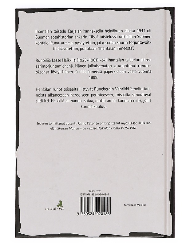 Balladi Ihantalasta : säkeitä kesästä 1944 - Heikkilä, Lasse - Romaanit ja novellit - 10105387519 - 1
