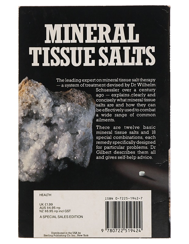 Thorson's Complete Guide To Homoeopathically Prepared Mineral Tissue Salts - Tietokirjat ja oppaat - 10105387528 - 1