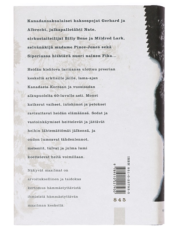 Näkyvät maailmat - Bowering, Marilyn - Romaanit ja novellit - 10105387584 - 1