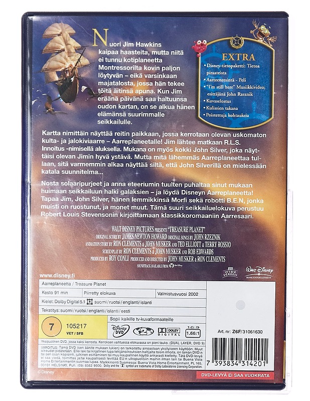 Aarreplaneetta - DVD - DVD-elokuvat - 10105387591 - 1