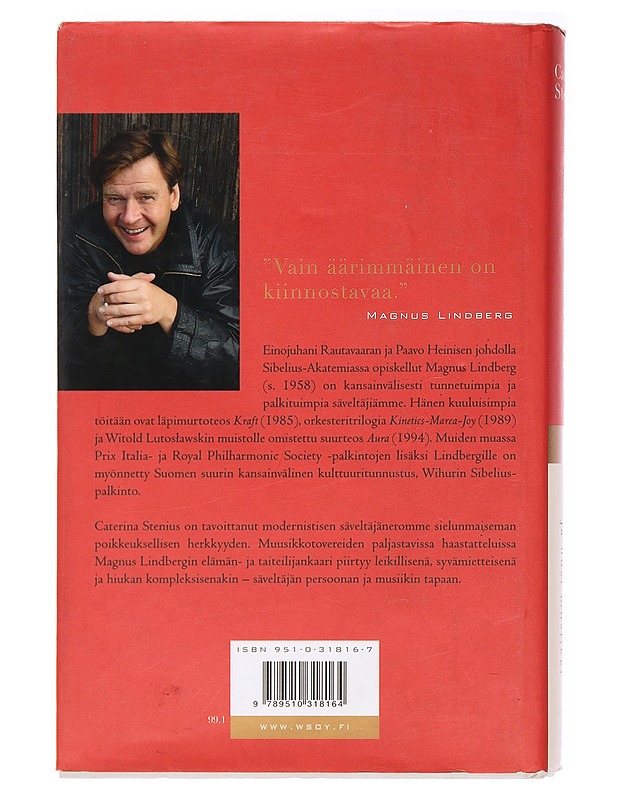 Chaconne : Magnus Lindberg ja uusi musiikki - Stenius, Caterina - Elämäkerrat ja muistelmat - 10105387608 - 1