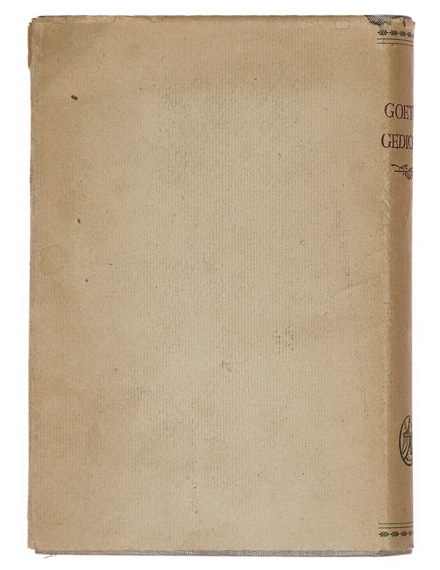 Goethe gedichte - Walter Tiemann - Romaanit ja novellit - 10105387634 - 1