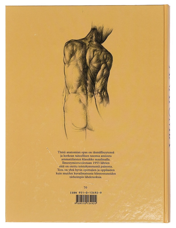 Anatomia : opas taiteilijalle - Barcsay, Jenö - Taide- ja kulttuurikirjat - 10105387643 - 1