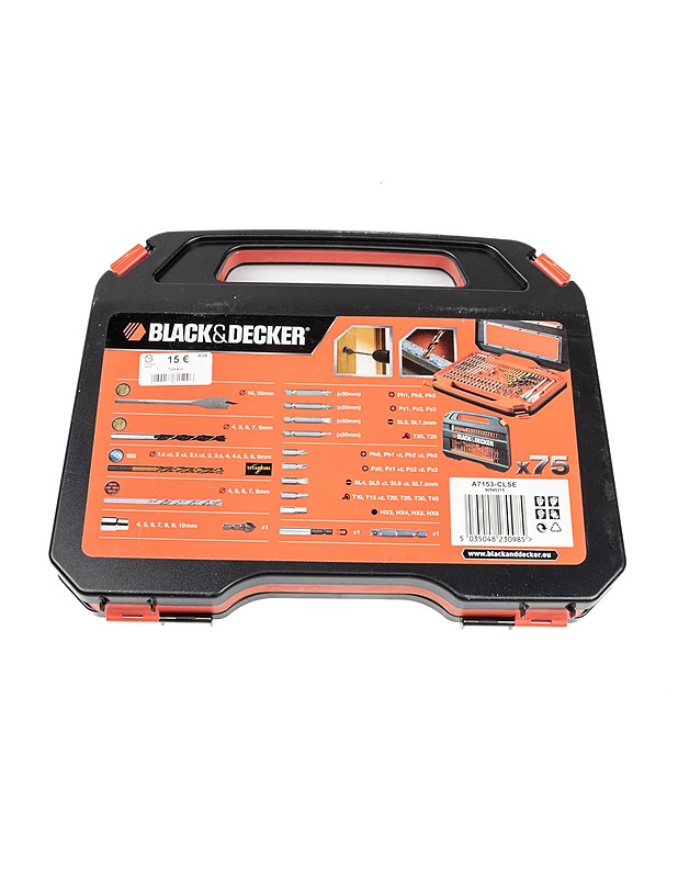 BLACK & DECKER X75 poranteräsarja - Rakennustarvikkeet - 10105387653 - 1