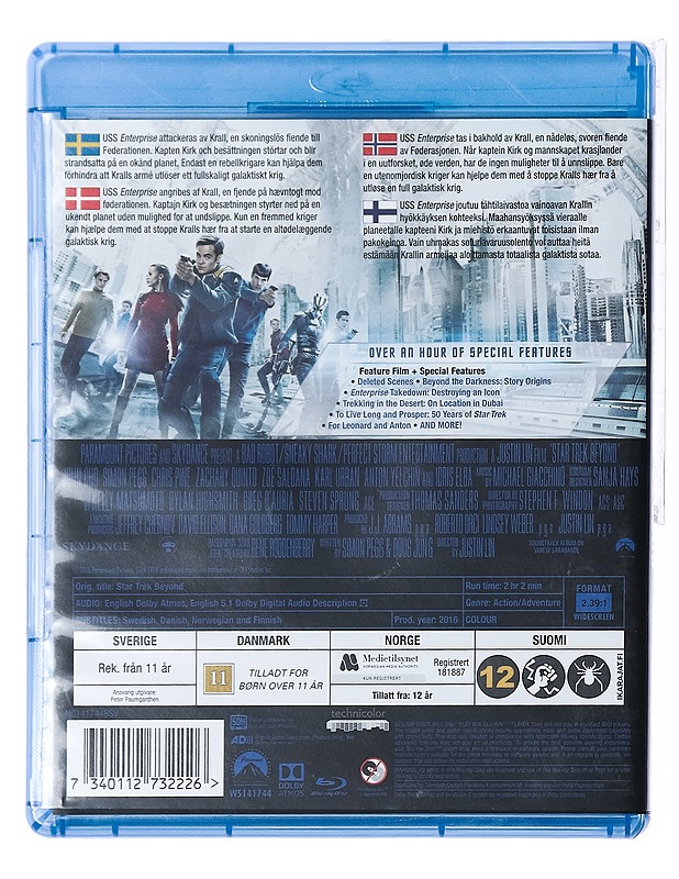 Star Trek Beyond - Blu-Ray - Blu-ray-levyt - 10105387664 - 1