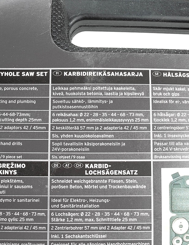 POWERFIX PROFI karbidireikäsahasarja - Rakennustarvikkeet - 10105387675 - 1