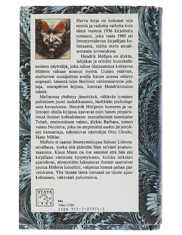 Mefisto : romaani - Mann, Klaus - Romaanit ja novellit - 10105387692 - 1