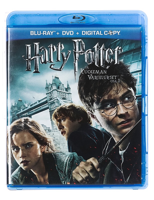 Harry Potter Ja Kuoleman Varjelukset osa 1 - Blu-ray + DVD - Blu-ray-levyt - 10105387793 - 0