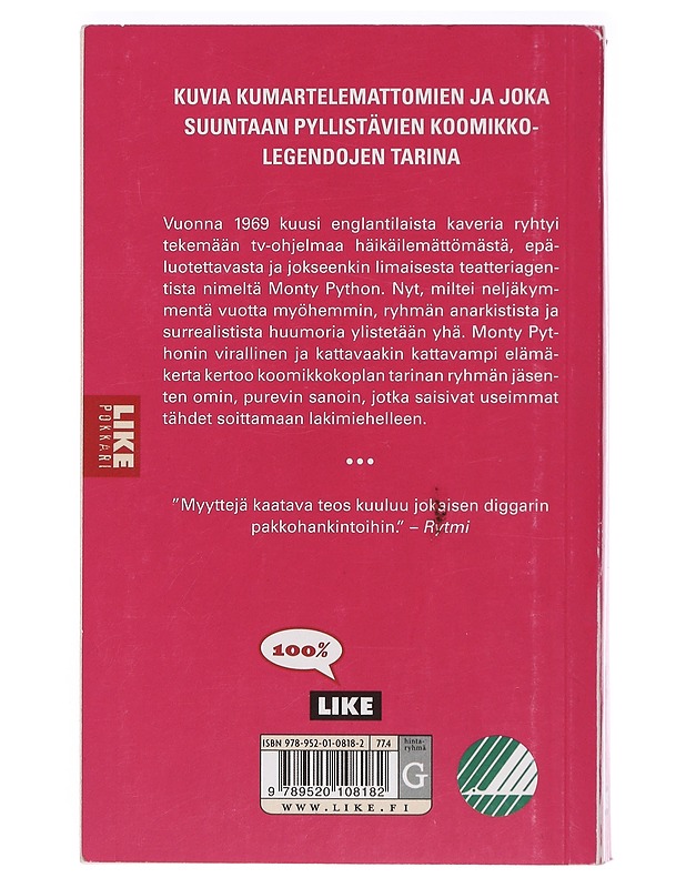 Monty Pythonin maailma Monty Pythonin mukaan - Chapman, Graham - Elämäkerrat ja muistelmat - 10105387795 - 1