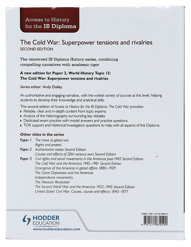 he Cold War: Superpower tensions and rivalries -Williamson, David - Tietokirjat ja oppaat - 10105387802 - 1