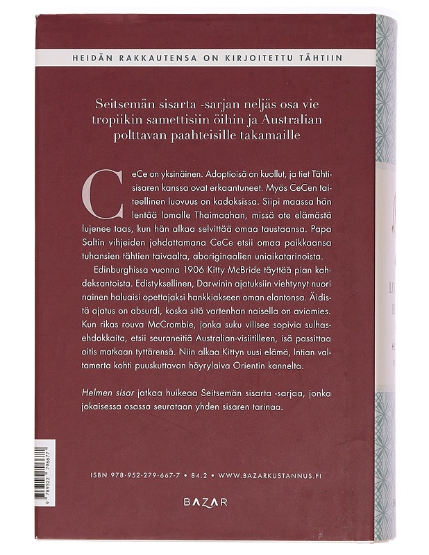 Helmen sisar : Cecen tarina - Riley, Lucinda - Romaanit ja novellit - 10105387835 - 1
