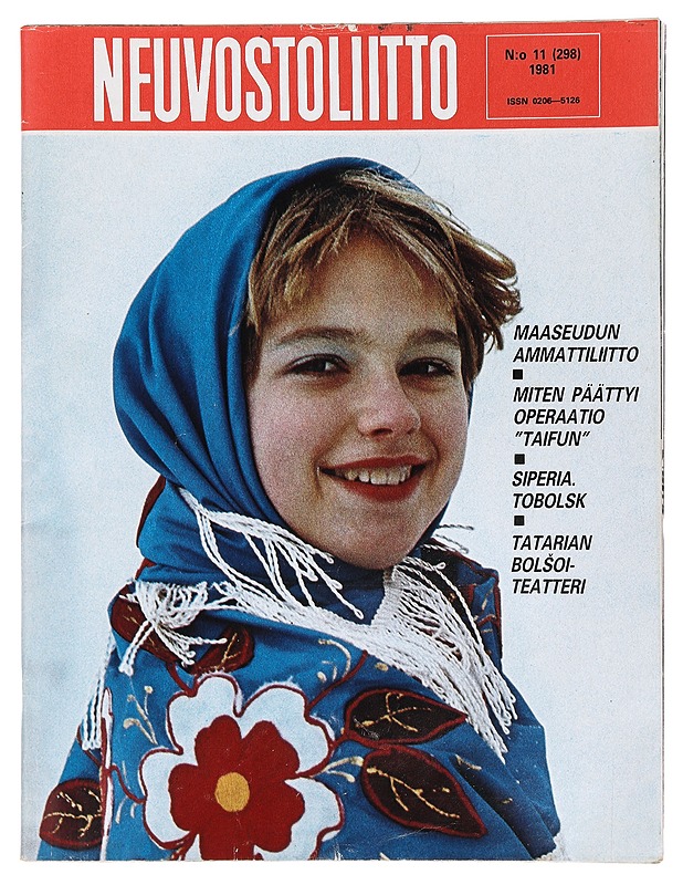 Neuvostoliitto N:o 11/1981 - Lehdet - 10105387841 - 0