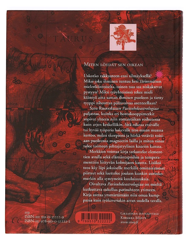 Parisuhdeastrologiaa - Satu Ruotsalainen - Tietokirjat ja oppaat - 10105387912 - 1