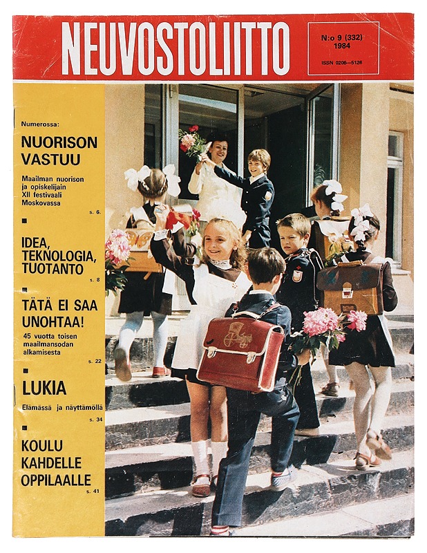 Neuvostoliitto N:o 9/1984 - Lehdet - 10105387923 - 0
