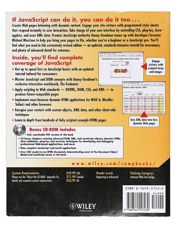 JavaScript bible - Goodman, Danny - Tietokirjat ja oppaat - 10105387936 - 1
