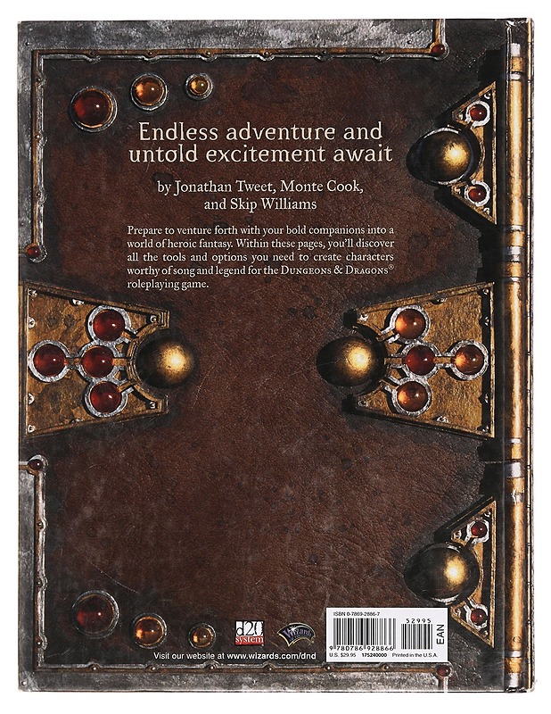 Dungeons & dragons : player's handbook : core rulebook I v. 3.5 - Cook, Monte - Tietokirjat ja oppaat - 10105387941 - 1
