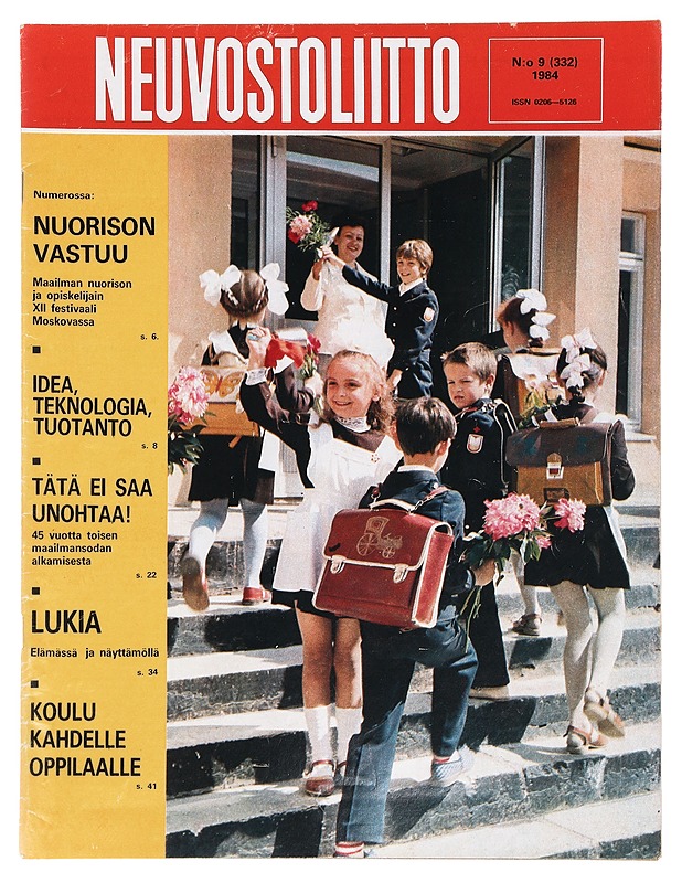 Neuvostoliitto N:o 9/1984 - Lehdet - 10105387971 - 0