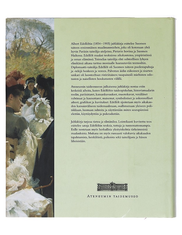 Albert Edelfelt - Ateneumin taidemuseo - Taide- ja kulttuurikirjat - 10105387985 - 1