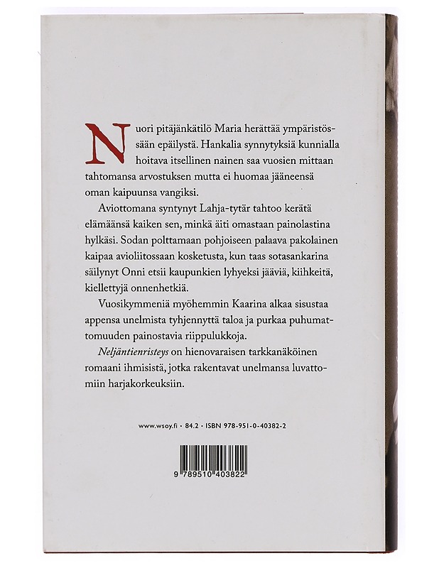 Neljäntienristeys - Tommi Kinnunen - Romaanit ja novellit - 10105387994 - 1