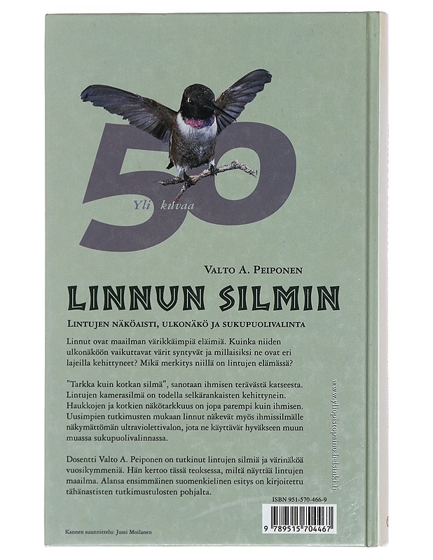 Linnun silmin - Peiponen, Valto A. - Lemmikki- ja luontokirjat - 10105388007 - 1